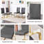 Ensemble de table de salle à manger noir pour 10 personnes, ensemble de table de salle à manger 78,7 po avec pieds chromés, ensemble de table de cuisine moderne et chaises pour 10 personnes, salle à manger ultrabrillante, structure robuste-470453074-470620827