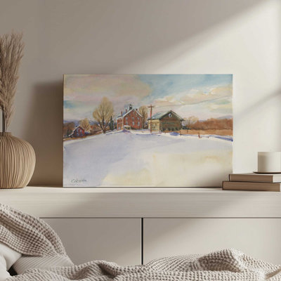 «Somers Prison Barracks» par Stephen Calcasola, reproduction d'art sur toile