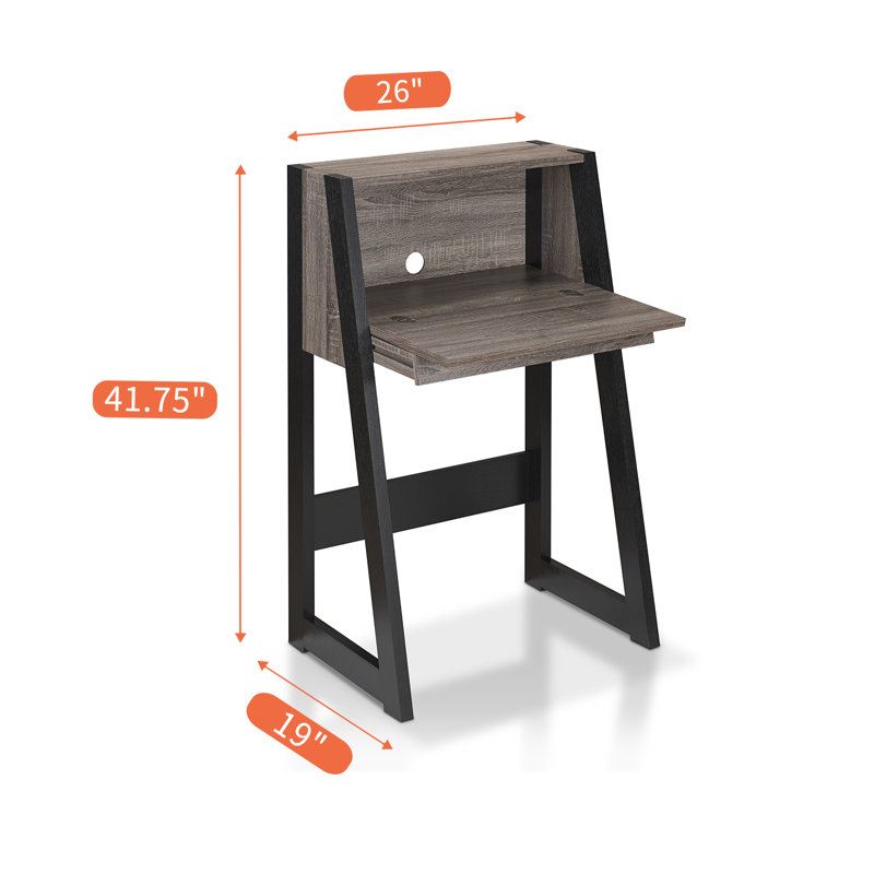 Vic 26" Width Drop-Down Secretary Desk