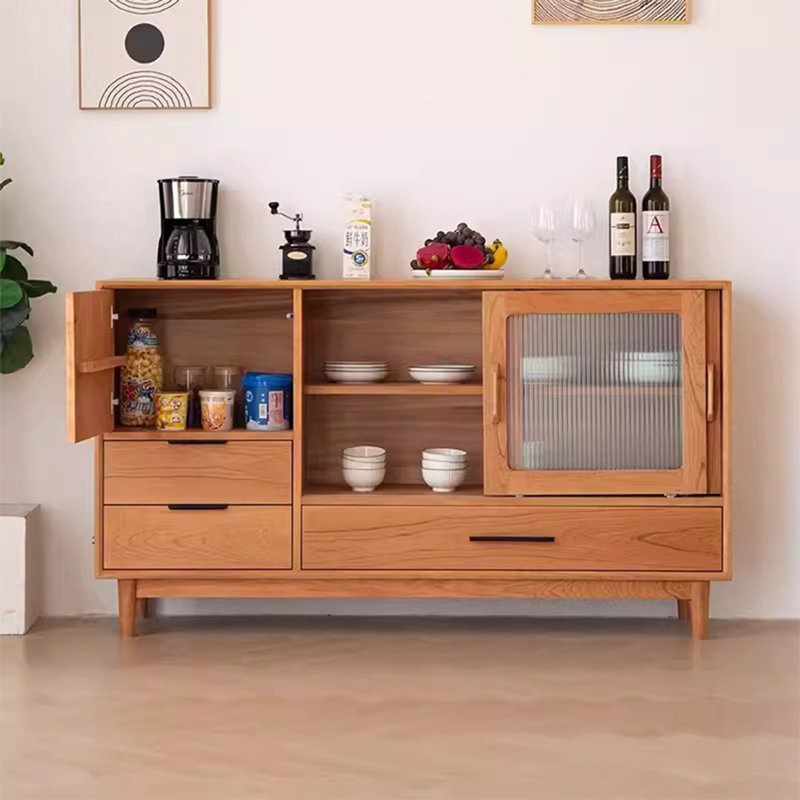 Buffet décoratif minimaliste de style japonais, 35.43" H x 47.24" W x 15.75" D