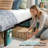 Upholstered Bed With Storage Shelf & Led Lights & Charge Station	-1392389753-1392389701