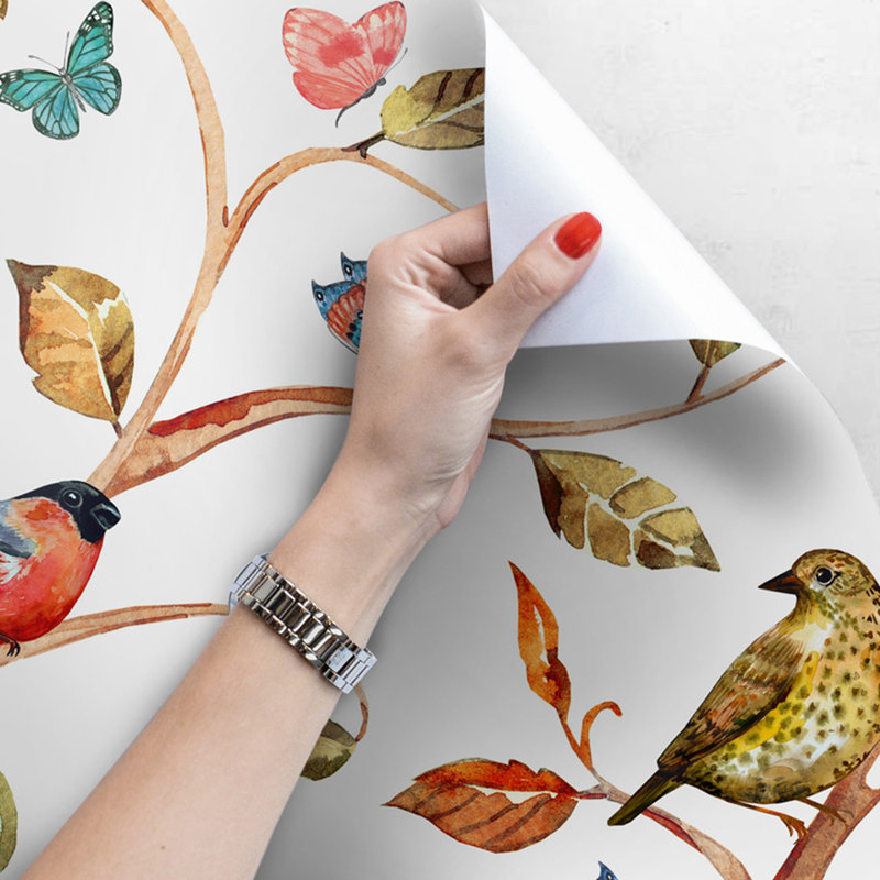 Brunhild 2.5m x 2.5m Matte Wallpaper Roll, 208 x 146cm