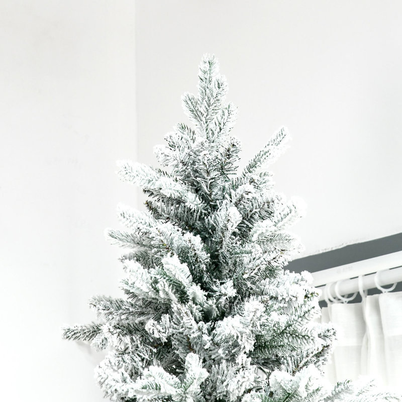 Arbre de Noël artificiel enneigé, 9 pi