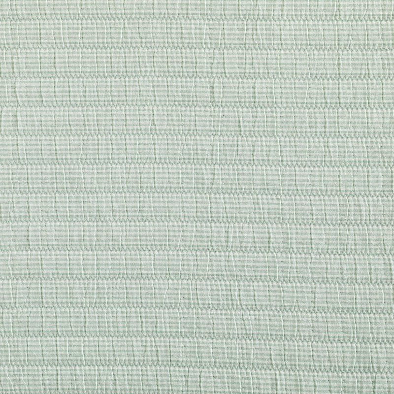 Tommy Hilfiger Ithaca Stripe Cotton Reversible Quilt Set, Green, King Quilt + 2 King Pillow Shams