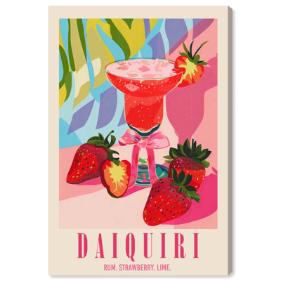 «Classy Daiquiri», reproduction d'art sur toile par Art Remedy