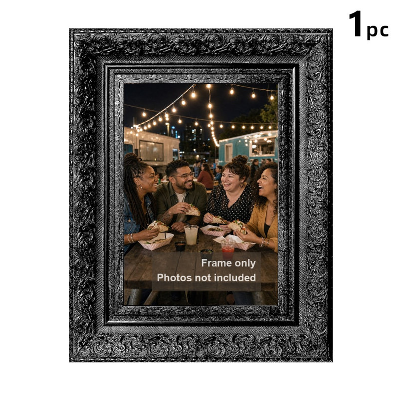 Cadre photo 8PC x 10 "noir 1PC pour bureau