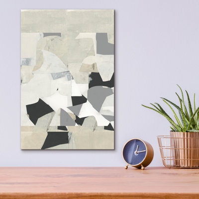 Epic Art 'Monochrome Falls 3'  by Cartissi Acrylic Glass Wall Art, 12" x 16"