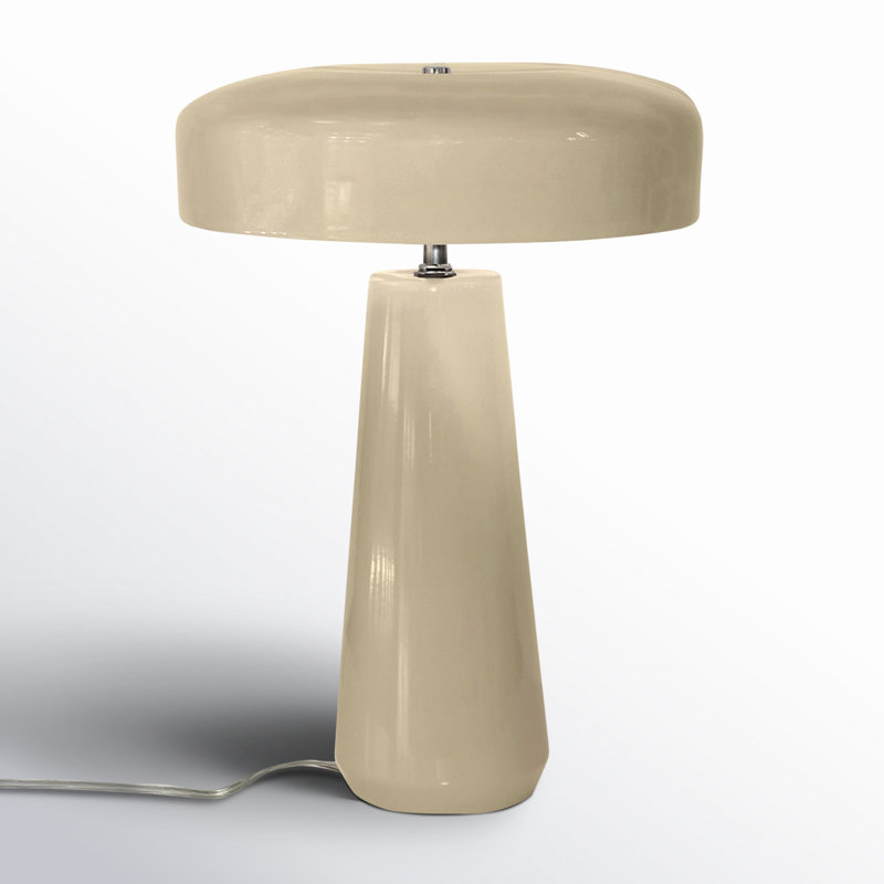 Hardacre Ceramic Table Lamp, Gloss Vanilla