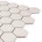 11.8"  X 12" Beveled Porcelain Mosaic Sheet Floor Use Tile