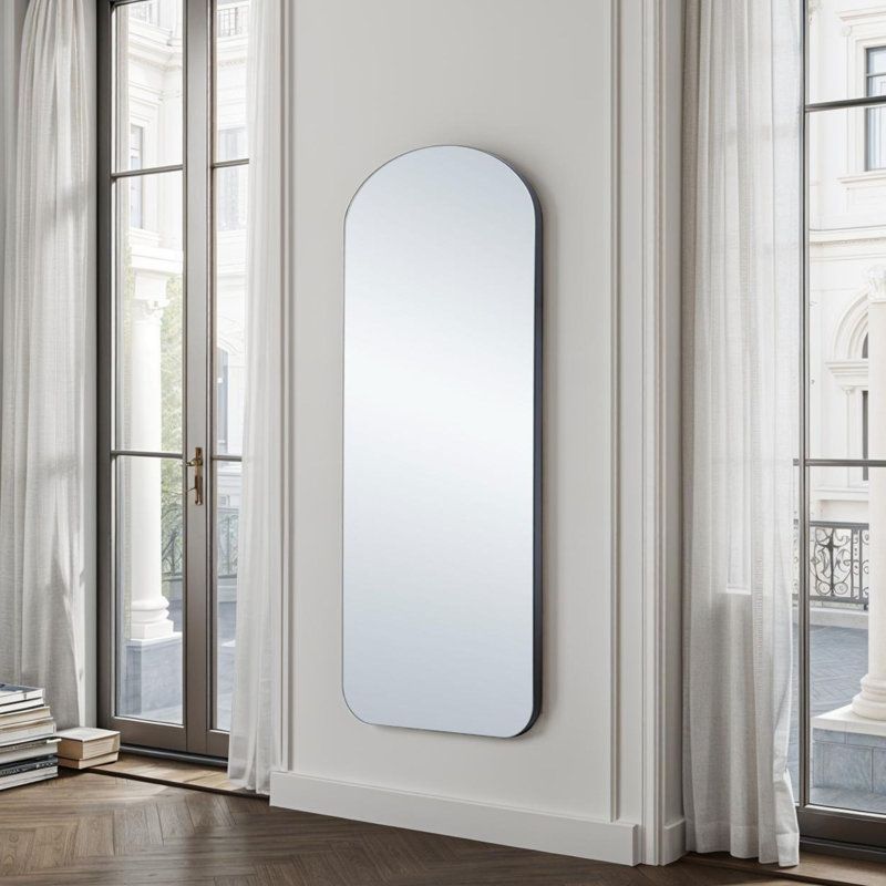 Soho Curved Arch Full Length Mirror, Black , 149.86 cm H x 60.96 cm W    