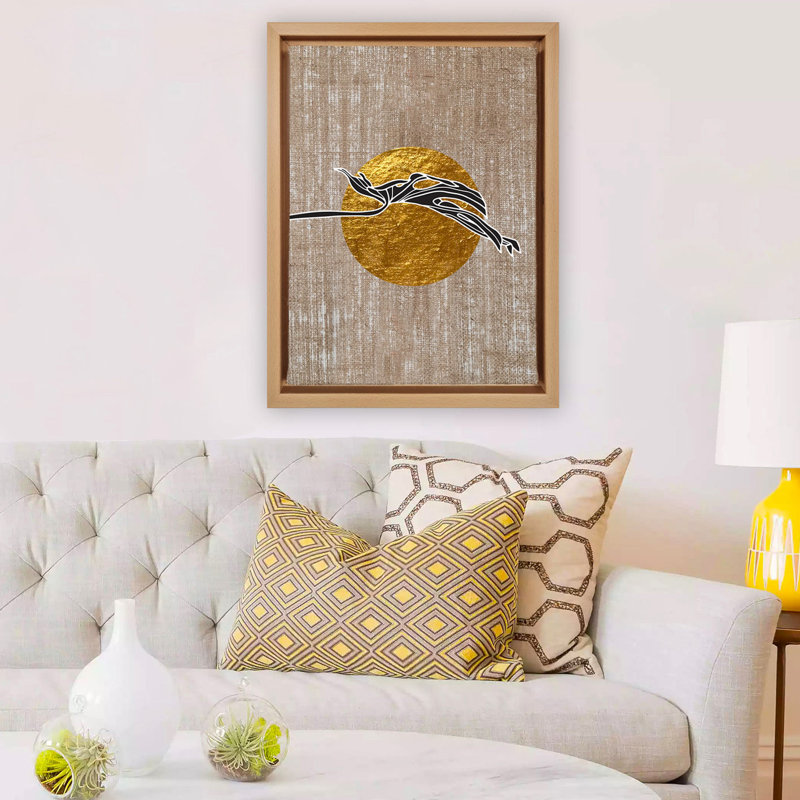 Peinture décorative sur toile, H 26 po x l 18,1 po, Bois