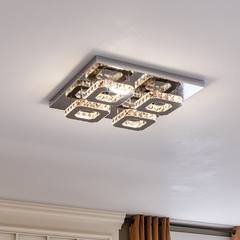 Madisen Glass LED Flush Mount