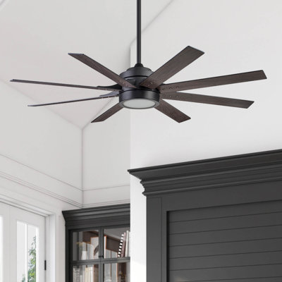 Xerxes Modern Indoor Ceiling Fan with Lights and Remote Control