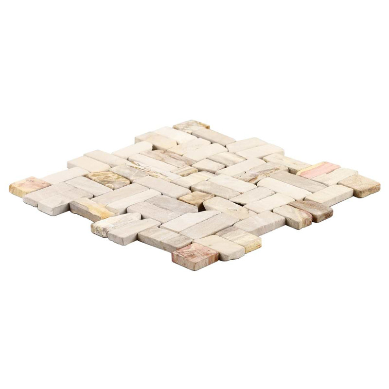 Fossil New Antique Petrified Stone Mosaic