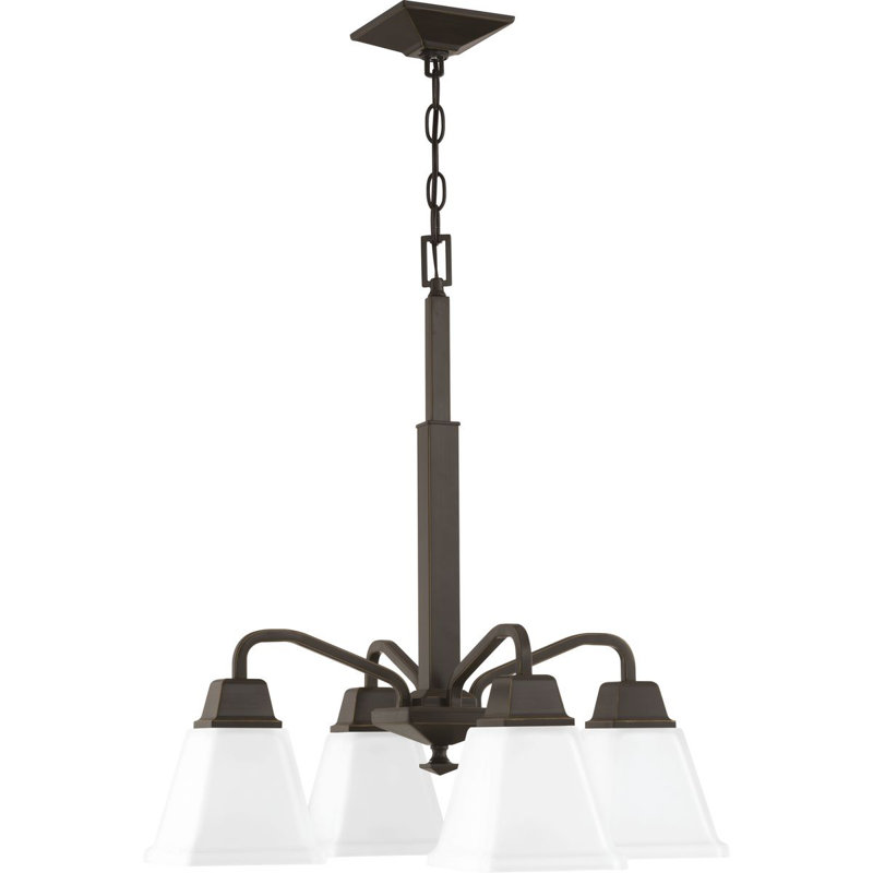 Jadyn 4 - Light Dimmable Classic / Traditional Chandelier, Antique Bronze