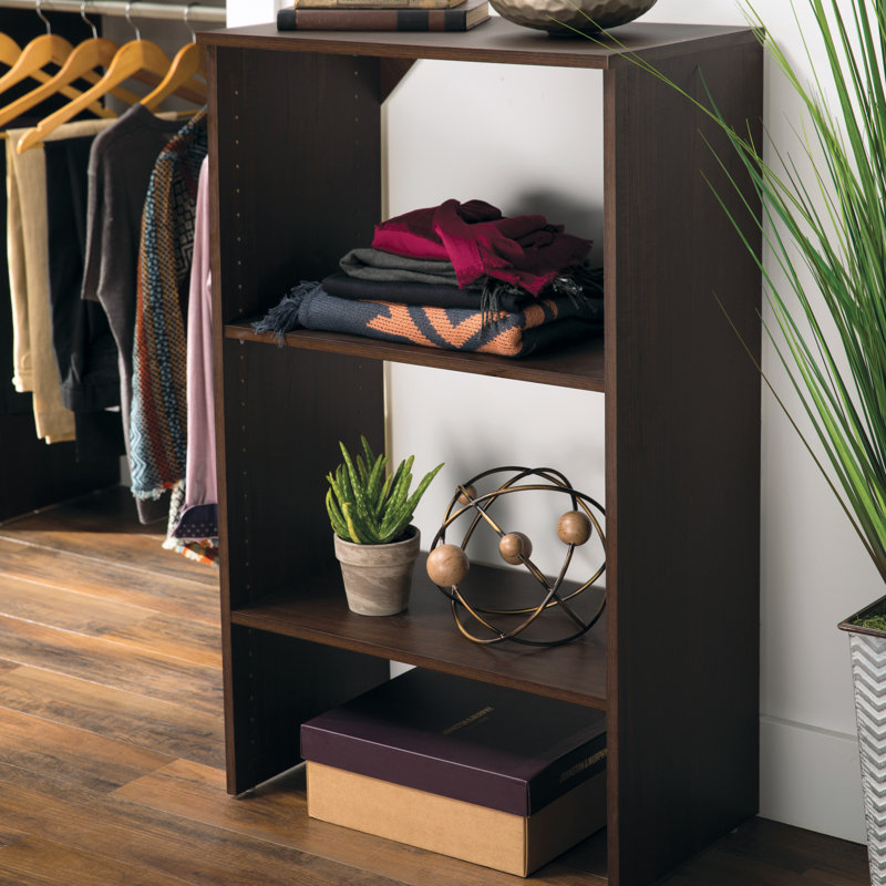 SuiteSymphony 25.12" W Shelving Base Unit, Midnight Brown