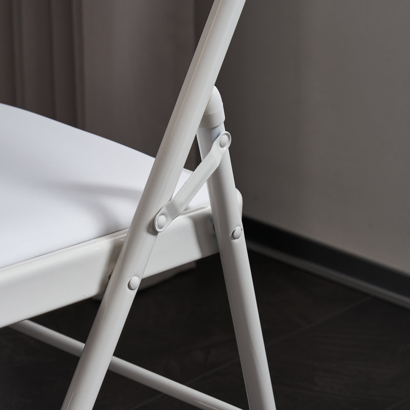 Ensemble de 6 chaises pliantes empilables Frankie, Blanc