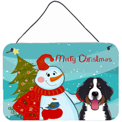 Impression sur plaque bonhomme de neige