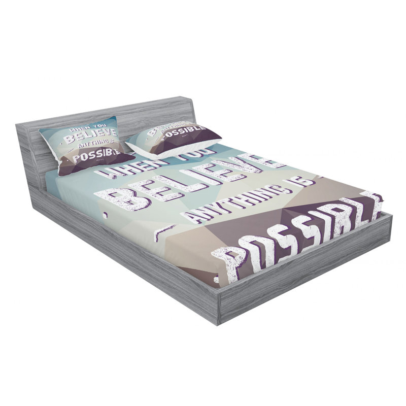 Microfiber Sheet Set, Queen Sheet Set with Fitted Sheet