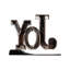 Joy Christmas Stocking Holder - 4.75"