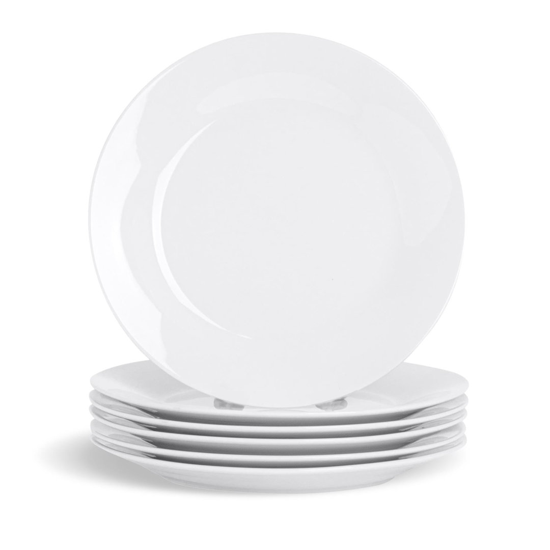 Argon Tableware - Classic Dessert Plates - 19cm - White