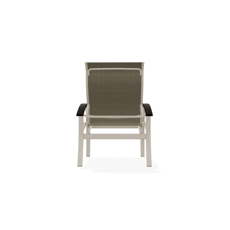 Chaise de patio Askar, Tweed Sunbrella® brun, Kona, Désert texturé