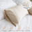 Linen Pillowcases 1 Pair Basic Style 55% Euro Linen 45% Cotton Blend Solid Color Flax Shams Set Of 2，12X20 Inch-120464339
