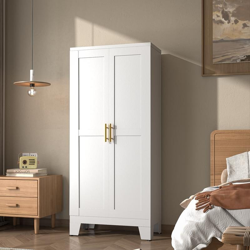 Armoire-penderie Winston Porter, Blanc