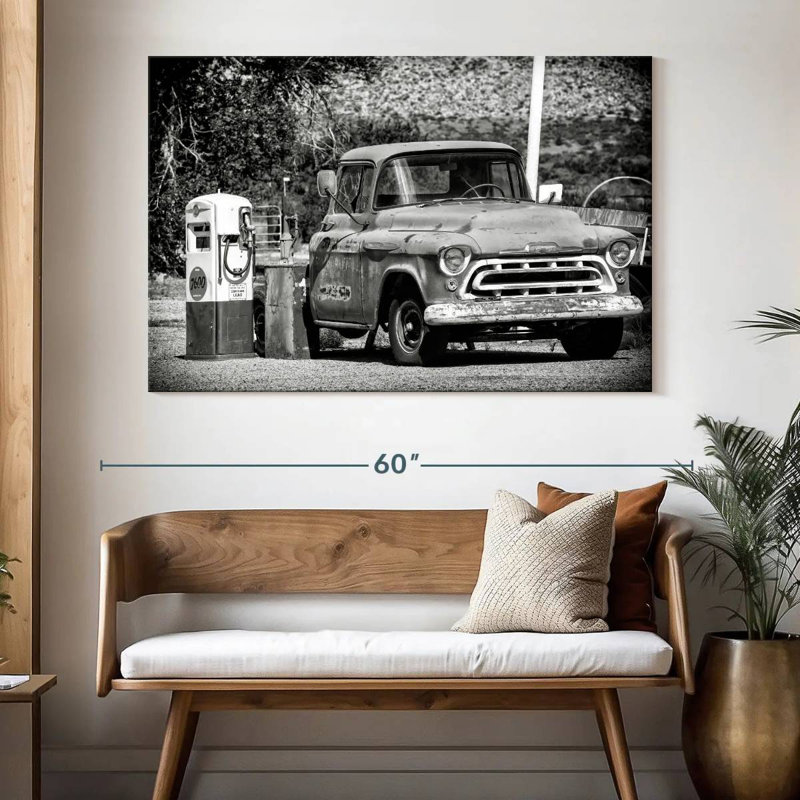 Mehar Old Chevrolet Gas Station, 34" H x 51" W