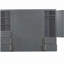 Très grand lit mural avec garde-robe, tiroirs et tablettes de rangement, gris-121070078