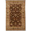 Wool Oriental Area Rug in Black/Gold/Red