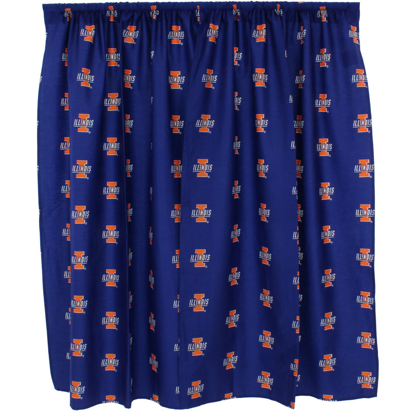 NCAA Cotton Semi Sheer Curtain