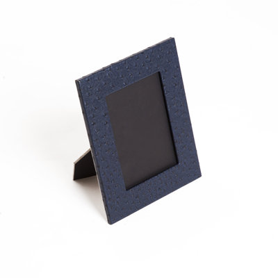Monti Ostrich Style Leather Leather Picture Frame