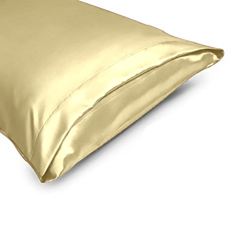 Patchell Silk Pillowcases, Gold