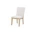 Ensemble de 2 chaises de salle à manger rembourrées, finition bois-735750511