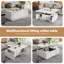 Lift Top Block Coffee Table with Storage
