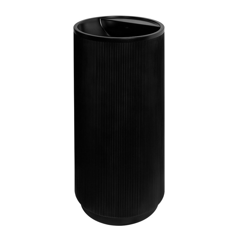 Flutti 17.68'' L Bathroom Sink, Matte Black, One Centered Hole