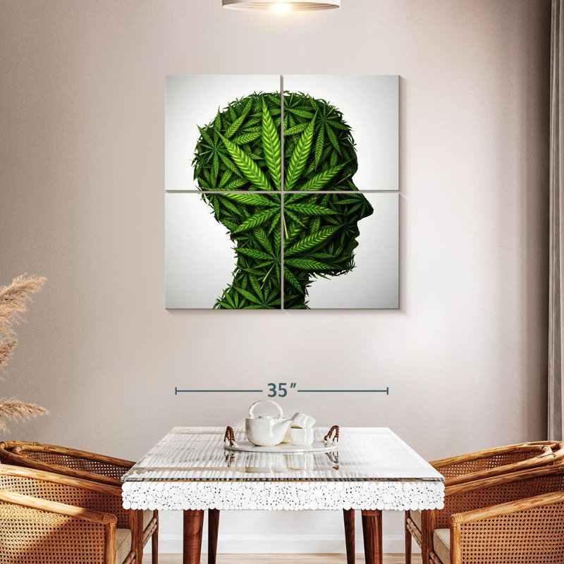 Marijuana Minded, 38" H x 38" W