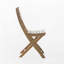 Chaise de salle à manger d'extérieur pliante en bois d'acacia-366530804