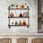 3-Tier Wine Rack, Wall-Mounted Wine Bottle Rack-1415785447