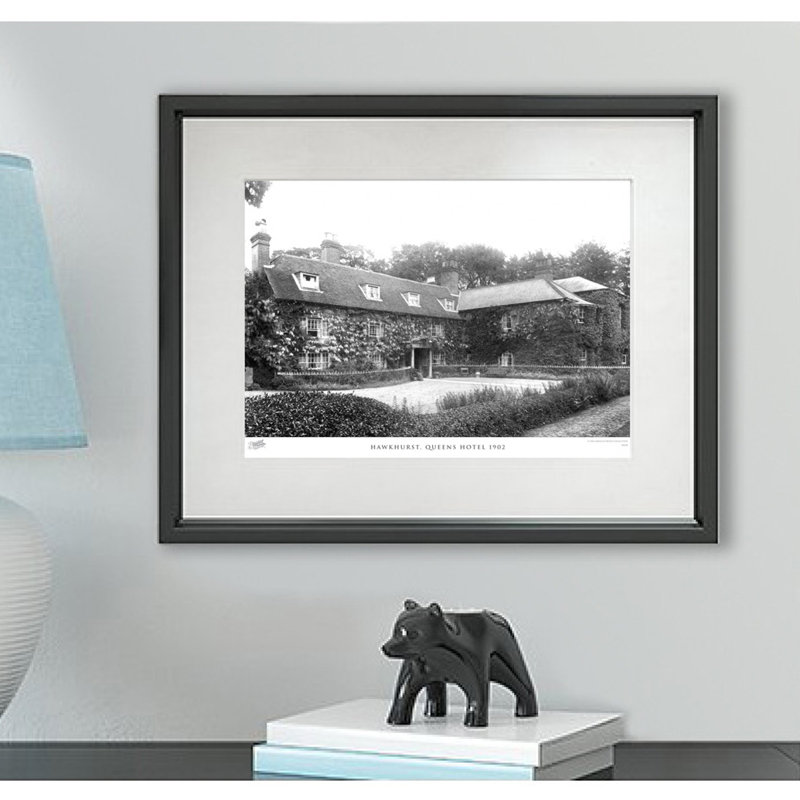 Hawkhurst, Queens Hotel 1902 by Francis Frith - Single Picture Frame Print, 45cm H x 60cm W x 2.3cm D