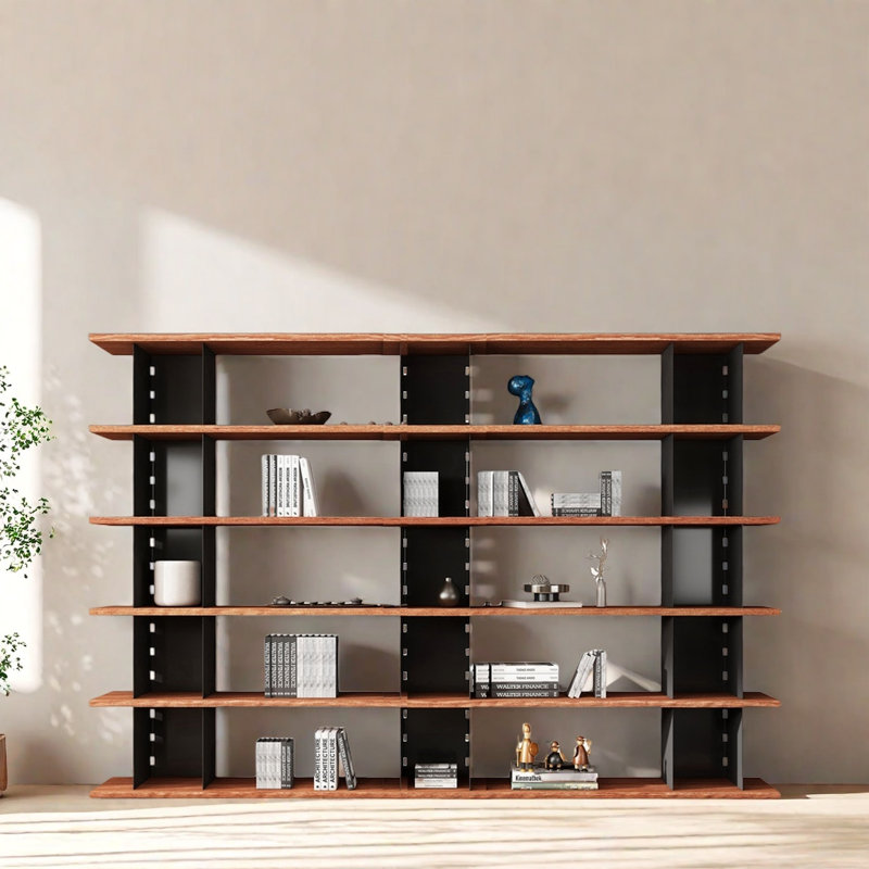Une bibliothèque aux tendances personnalisées, (5 tablettes) H 78,7 po x l 118,1 po x P 13,7 po