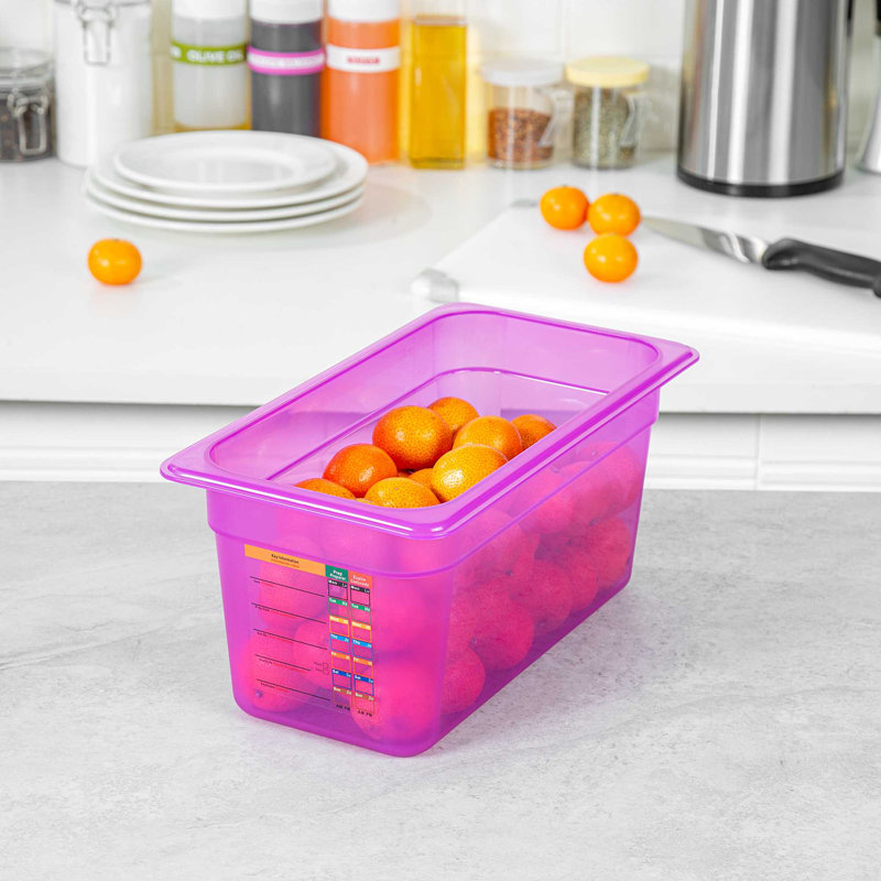  Contenant alimentaire 10 pièces de 5,6 pte en plastique empilable allant au micro-ondes et au lave-vaisselle