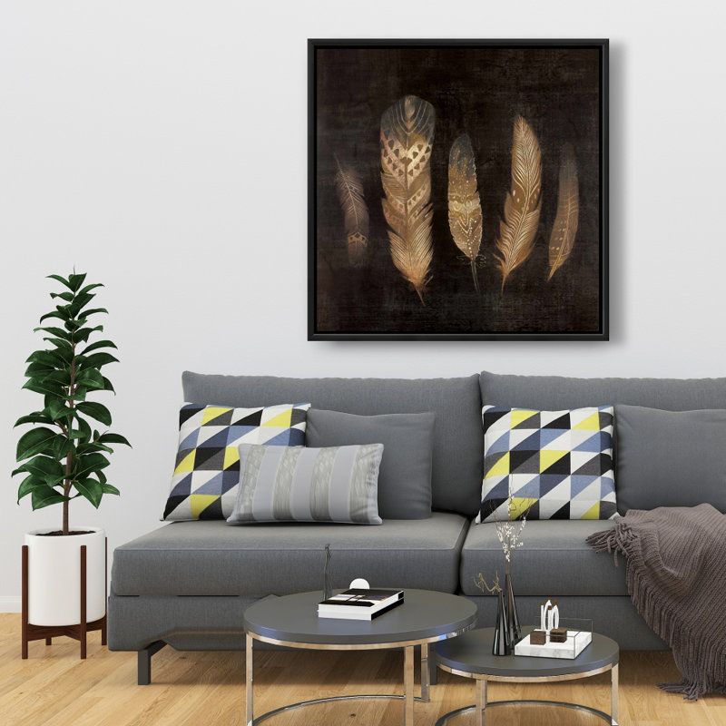 Plumes brunes | Art de chambre à coucher spirituel pour la décoration intérieure