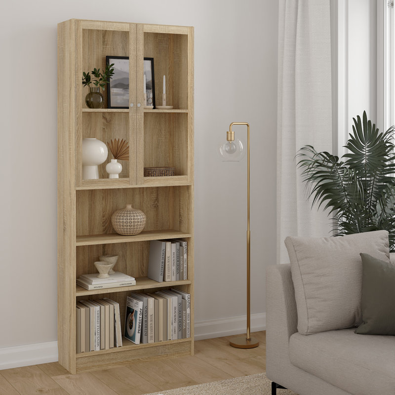 Basic Display Cabinet, Oak Wood