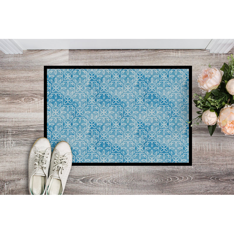 Yelverton Non-Slip Outdoor Doormat, 0.25" H x 27" W x 18" D