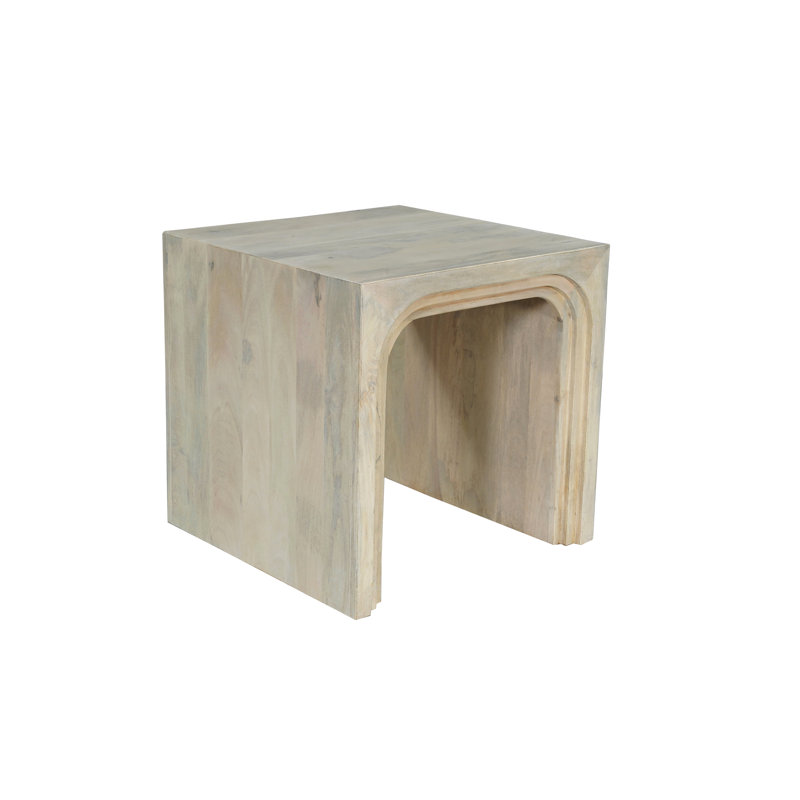 Josiane Solid Wood End Table