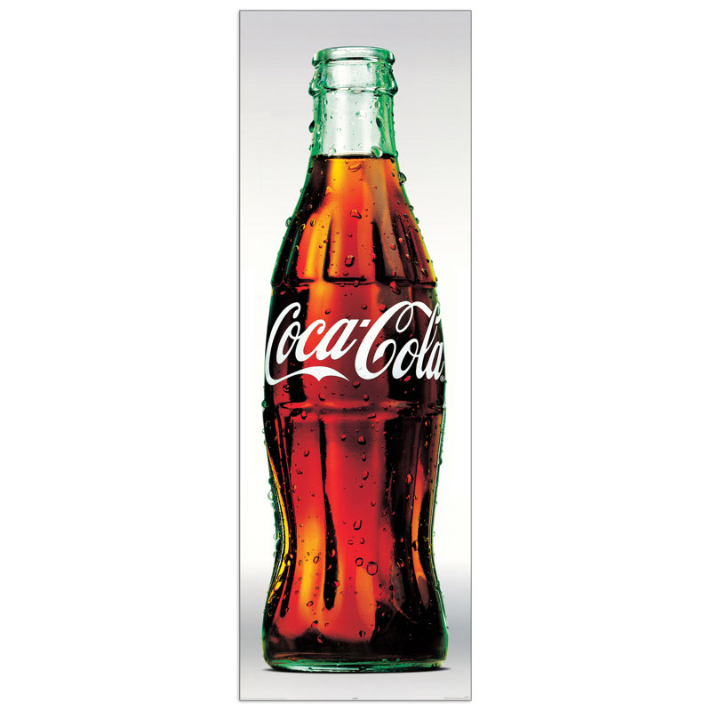 Coca Cola - No Frame Print on Wood, 158cm H x 53cm W x 1.8cm D