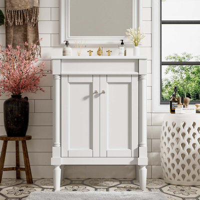 Meuble-lavabo moderne avec rangement spacieux et design élégant