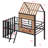 Loft Bed With Roof, Window, Guardrail,-1010854471